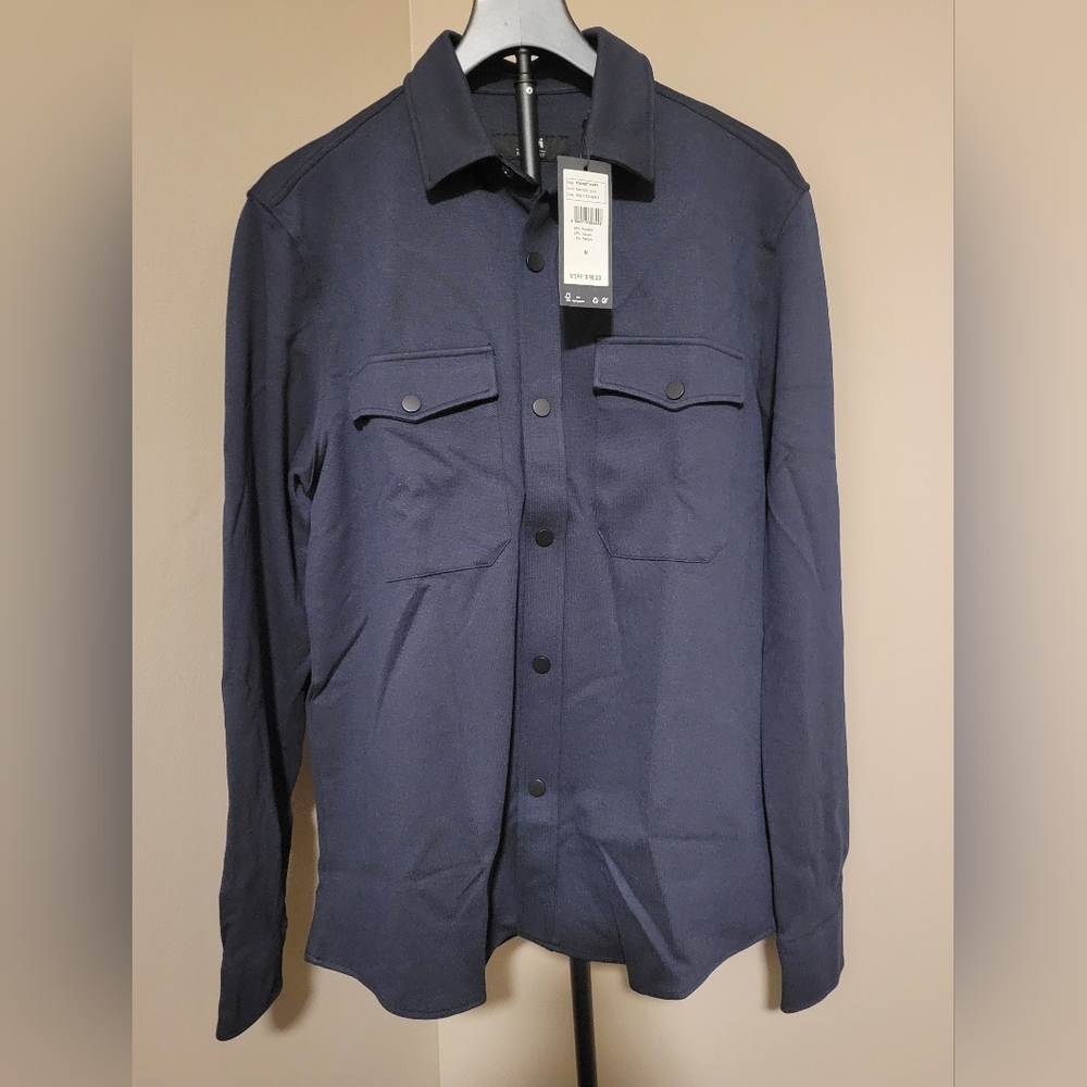 Mavi Men's Dark Blue Button Down Shirt